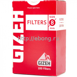 Фильтры для самокруток GIZEH Обычные 8 мм 100 шт