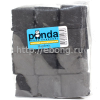 Уголь для кальяна Panda 24 куб. Голубой (Прозрачная упаковка)