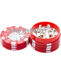 Гриндер Poker 2 parts пластик 4 см (Измеличитель)
