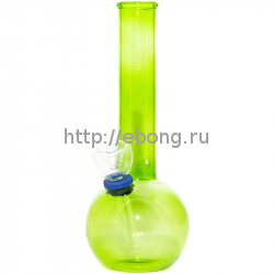 Бонг KG 4262 Green Rasta Цветное стекло 16 см