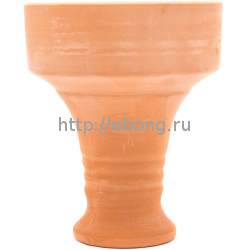Чашка для табака глиняная шлифованная XXL 106