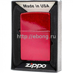 Зажигалка Zippo 21063 Candy Apple Red Mt Бензиновая