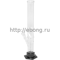 Бонг стекло Glass Straight Ice h=400мм d=45мм 01138