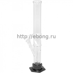Бонг стекло Glass Straight Ice h=400мм d=45мм 01138