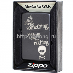 Зажигалка Zippo 29091 Live For Something Бензиновая