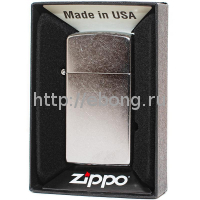 Зажигалка Zippo 1607 Slim Street Chrome Бензиновая