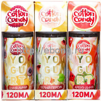 Жидкость Cotton Candy 120 мл Yogurt 0 мг/мл