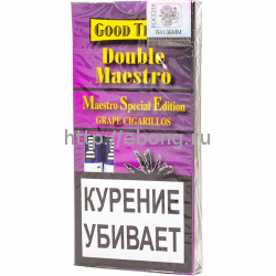 Сигариллы Good Times Double Maestro 5 шт GRAPE Дабл Маэстро Виноград