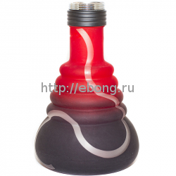 Колба Amy Deluxe 450 glass-psmbk-rd Красная h=22 см