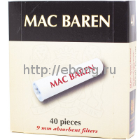 Фильтры д/трубки Mac Baren 9 мм 40шт
