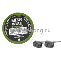 Спирали Misty Wire Staggered 2*0.4k +3*0.2k 3mm 0.36/0.18  5 витков (2шт)