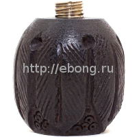 Чаша для трубки из чёрного дерева Абрикос 04551