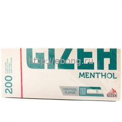 Гильзы сигаретные GIZEH Menthol с фильтром 200 шт