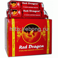 Уголь "Red Dragon" 33мм, 10шт