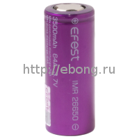 Аккумулятор 26650 3500 mAh Efest Purple IMR 3.7V 64А