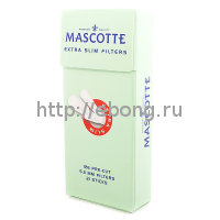 Фильтры для самокруток MASCOTTE Extra Slim Filters Sticks 5.3 мм 126 шт
