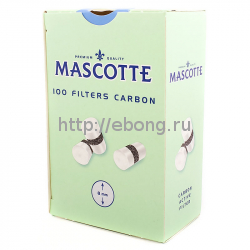 Фильтры для самокруток MASCOTTE Filters Carbon 8 мм 100 шт