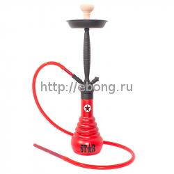 Кальян Amy Deluxe 4-Star 610 (red, black) h=71