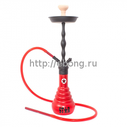 Кальян Amy Deluxe 4-Star 630 (red, black) h=72