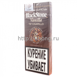 Сигариллы Black Stone Тип с мундштуком Ваниль 5 шт